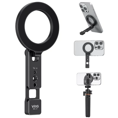 VRIG mágneses telefontartó, összecsukható asztali állvány iPhone 16/15/14/13/12 és Android készülékekhez