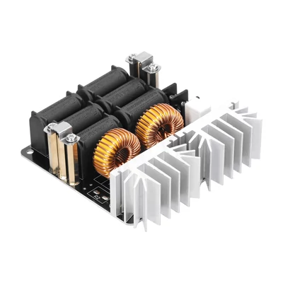 1000W ZVS indukciós fűtőmodul alacsony feszültségű fűtőtekercs flyback meghajtó réz csővel DIY kis alkatrészek edzéséhez, hőkezeléséhez