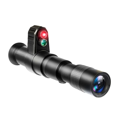 Monokulár digitális infravörös éjjellátó eszköz, 200-300m, 38-48 mm átmérőjű távcsőhöz, teljes sötétben használható - A típus