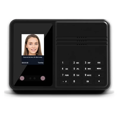 T400 2.4" arcazonosító és jelszavas beléptető óra dolgozóknak, többnyelvű rendszerrel, USB-vel, irodákba, iskolákba, gyárakba