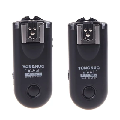 Yongnuo RF-603N II vezeték nélküli vakukioldó N3 Nikon D90, D600, D3000, D5000, D7000 fényképezőgépekhez