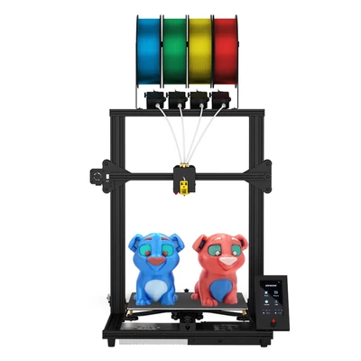 ZONESTAR Z8PM4 Pro FDM 3D nyomtató, 300x300x400 mm, 4-az-1-ben fém extruder, színes nyomtatás, automata szintezés
