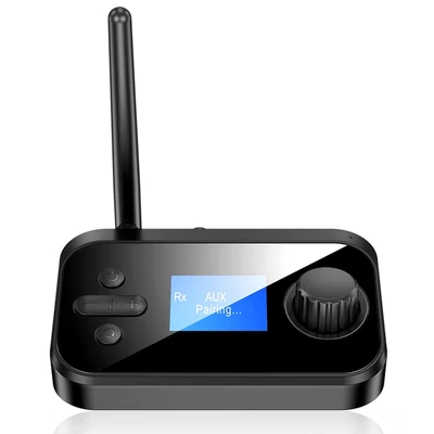 C41 BT adó-vevő 2 az 1-ben vezeték nélküli hangátviteli adapter kijelzővel TV-hez, hangszóróhoz