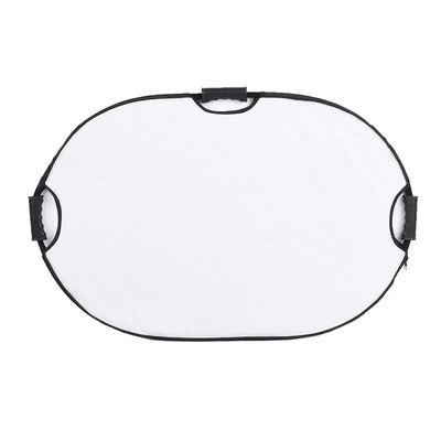 Andoer 90*60cm Hordozható, Kézi, Ovális, Összecsukható, 5 az 1-ben Multi Reflektor Arany/Ezüst/Fehér/Fekete/Áttetsző Színekkel Fotóstúdió Fotózáshoz
