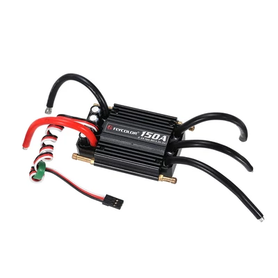 Flycolor vízálló 150A kefe nélküli ESC elektronikus sebességszabályozó 5.5V/5A BEC RC hajóhoz