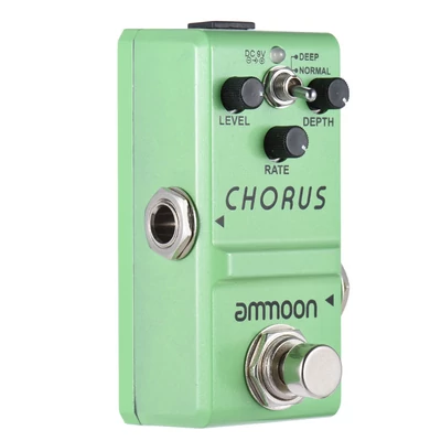 ammoon Nano sorozatú gitáreffekt pedál, analóg kórus, True Bypass, alumíniumötvözet test