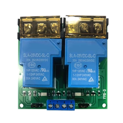 2 csatornás DC 5V 30A relékártya modul YYG-3