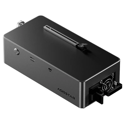 AOOSTAR AG02 eGPU dokkoló Oculink & USB4 porttal, 100W visszatöltés, 800W táp, TGX csere támogatás