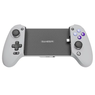 GameSir G8 Galileo Bluetooth játékvezérlő, 6 tengelyes giroszkóp, Hall-effektus karok, 1000mAh, Switch/iOS/Android/PC - Szürke