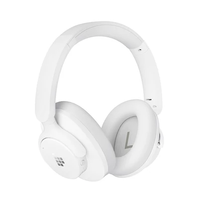 Tronsmart Sounfii Q20 ANC Bluetooth fejhallgató, 50 óra üzemidő, 90°-ban forgó párnák, 2 eszköz párosítás, app vezérlés, zajszűrés - Fehér