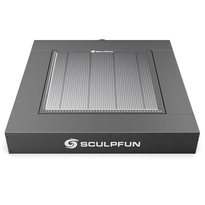 SCULPFUN H5 Gen2 méhsejtes lézerágy füstelszívó ventilátorral, 650*650mm