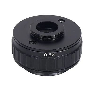 HAYEAR 0,5X C-mount objektív adapter, mikroszkóp kamera csatlakozó, fókuszállítható, trinokuláris sztereó mikroszkóphoz
