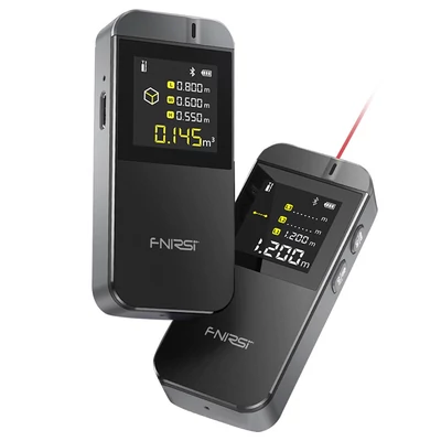 FNIRSI IR40 okos lézeres távolságmérő, 40 m hatótáv, 360° gravitációs szenzor, app kapcsolat, 400mAh akkumulátor