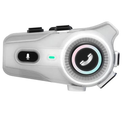 Houtonsen FX2 bukósisak Bluetooth headsettel, HD hangzással és 6 színű, káprázatos világítással - Fehér