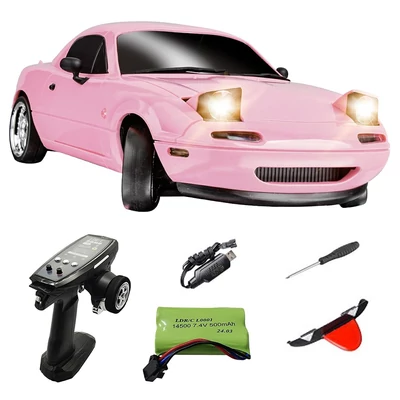LD 1804 1/18 RC drift autó 2,4 GHz RWD távirányítós játék - Pink