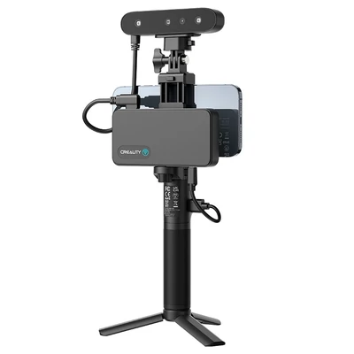 Creality CR-Scan Ferret Pro 3D szkenner, infravörös fényforrás, 0,1 mm pontosság, 30 fps, 150–700 mm távolság, vezeték nélküli kapcsolat