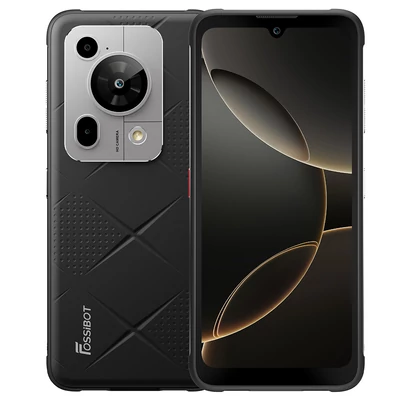 FOSSiBOT F112 Pro 5G strapabíró telefon, 50+5MP hátlapi kamera, 7150mAh akku, 6,88" HD+, 8/256GB, Android 14, IP68/IP69K - Fekete