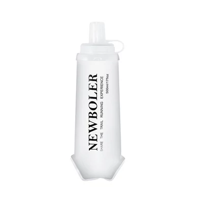 NEWBOLER BOT225 összecsukható, puha, BPA-mentes sportkulacs – 500 ml, fehér