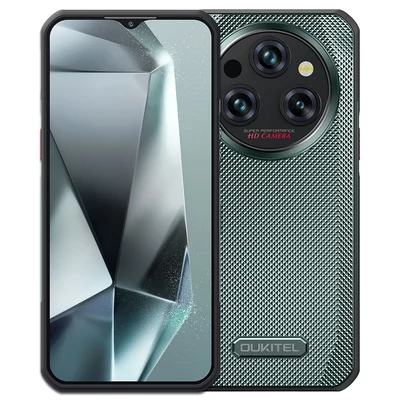 OUKITEL WP35 Pro strapabíró telefon, 12+512GB, 11000mAh, 6.6" FHD+, 64+32MP, NFC/OTG/GPS, Dual SIM, BT5.2 - Zöld