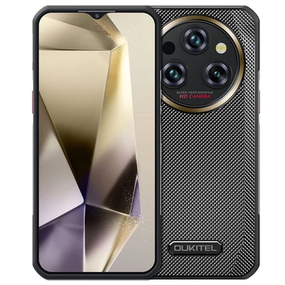OUKITEL WP35 Pro strapabíró telefon, 12+512GB, 11000mAh, 6.6" FHD+, 64+32MP, NFC/OTG/GPS, Dual SIM, BT5.2 - Fekete