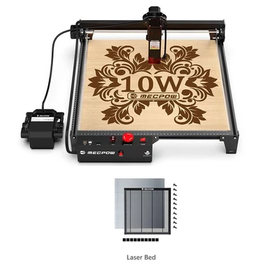 Mecpow X3 Pro 10W lézergravírozó légbefúvó rendszerrel + H44 lézerágy