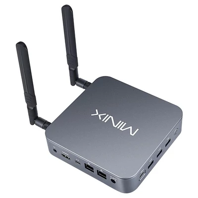 MINIX J51-C8 Max mini PC, Intel N5105 (4 mag, max. 2,9GHz), 8GB RAM, 512GB SSD, HDMI+Mini DP+USB-C, WiFi, BT 5.2, 2×USB3.2, 1×USB2.0, 2×2.5G RJ45