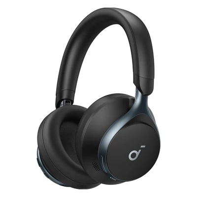 Anker Soundcore Space One ANC fejhallgató, app vezérlés, 40/55 óra üzemidő, Bluetooth 5.3 - Fekete