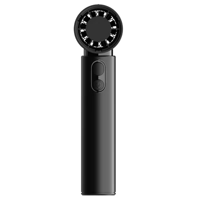 GY01 Hurrikán nagysebességű kézi ventilátor, 4 fokozat, 30 m/s erős szél, 90 000RPM motor, 2000mAh - Fekete