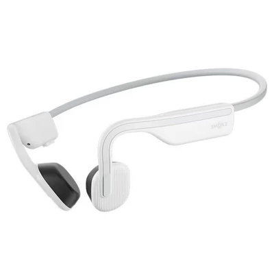 SHOKZ OpenMove nyitott fülhallgató, csontvezetéses Bluetooth sport fejhallgató, IP55 vízálló - Fehér