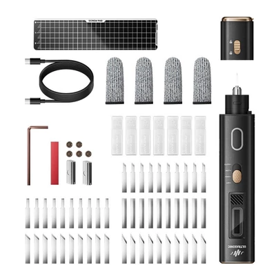 Jakemy JM-Y10 Pro 2-az-1-ben ultrahangos vágó és polírozó, 35W 40kHz, OLED kijelző, DIY/orvosi/ipari, modellkészítés és sorjaeltávolítás, 73db