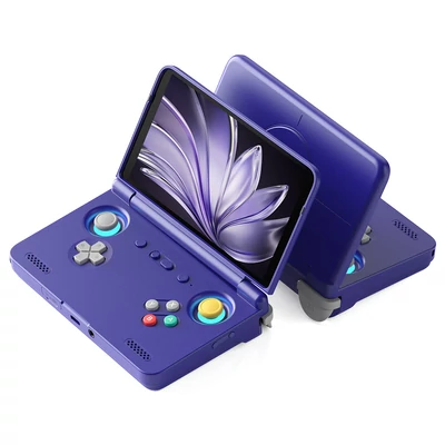 Retroid Pocket Flip 2 retro kézikonzol – Android 13, 5,5" 1080P AMOLED, 8GB+128GB, WiFi 6, HDMI - Kék