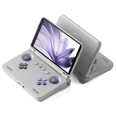 Retroid Pocket Flip 2 retro kézikonzol – Android 13, 5,5" 1080P AMOLED, 8GB+128GB, WiFi 6, HDMI - Fehér
