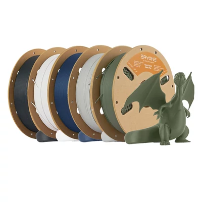 5kg ERYONE Matt Hyper PLA filament – 1kg fehér/fekete/szürke/olajzöld/tengerészkék