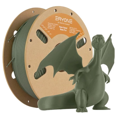 ERYONE Matte Hyper PLA filament 1 kg – Olajzöld