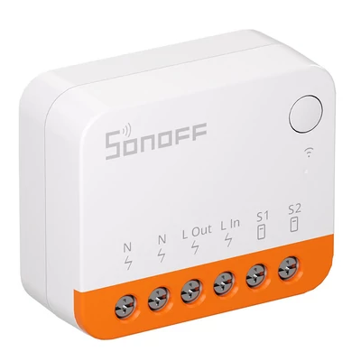 SONOFF MINI R4 Extreme WiFi okos kapcsoló, külső vezérlés, okos otthon, Alexa & Google Home kompatibilis