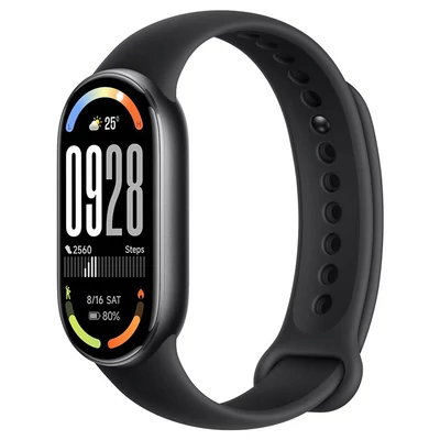 Xiaomi Smart Band 10 CN, 1,72" AMOLED kijelző, 150+ sport mód, 21 napos üzemidő, egészségfigyelés, 5ATM - Fekete