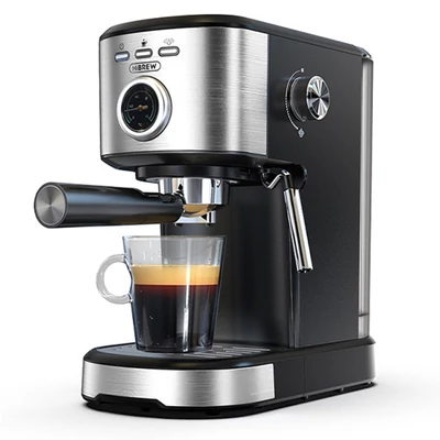 HIBREW H5A félautomata kávégép, 1,2L víztartály, 15 bar, intelligens főzés
