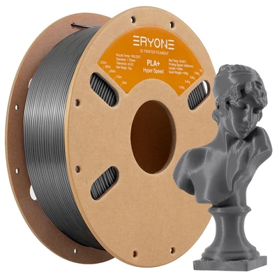ERYONE nagy sebességű PLA+ filament 1kg – Szürke