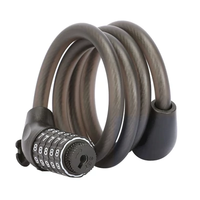 Kerékpár kombinációs zár, 1,2 m kábel