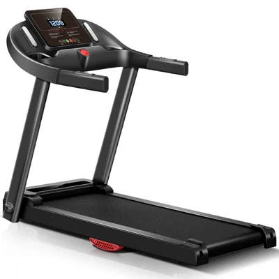 ROBORE P18 összecsukható futópad pulzusmérővel, 3.0LE kefe nélküli motor, 14 km/h max. sebesség, 136 kg terhelhetőség