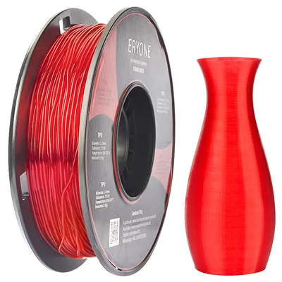 ERYONE TPU 3D nyomtató filament 0.5kg - piros