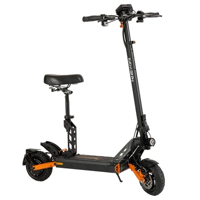 KuKirin G2 Pro összecsukható elektromos roller, 600W, 48V 15,6Ah, 58km hatótáv, HD LCD, dupla tárcsafék, LED, levehető ülés, irányjelző