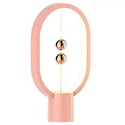 USB újratölthető HENGPRO mini egyensúly LED asztali lámpa, mágneses kapcsoló, szemkímélő éjjeli fény, érintésvezérlés