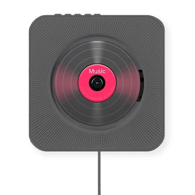 Kecag KC-808 fali CD lejátszó Bluetooth-tal, távirányítóval, FM rádióval, MP3, fejhallgató kimenet, USB