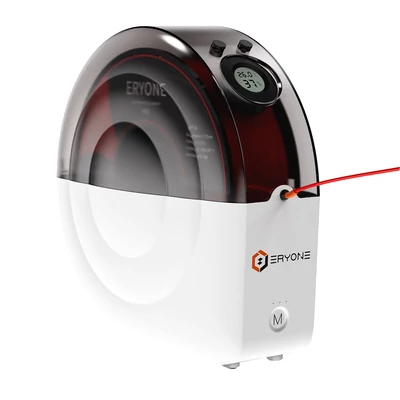 ERYONE M2 filament szárító doboz 3D nyomtatóhoz, filament tároló, hőmérséklet állítás - fekete