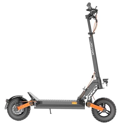 Joyor S5-Z elektromos roller, 48V 13Ah akkumulátor, 600W motor, 10*3,0" gumik, 25 km/h, 55 km hatótáv, alumínium váz, 6 lámpás jelző, dupla tárcsafék - Fekete