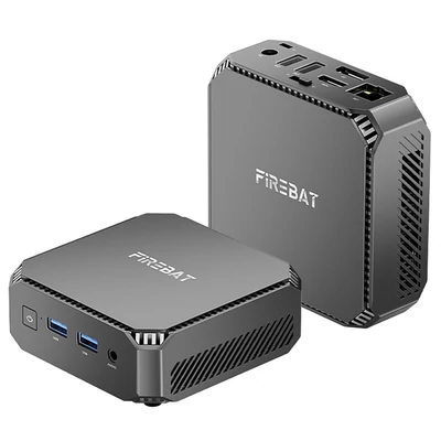 FIREBAT T2 Mini PC, Intel N150 4 magos 3.6GHz, 16GB RAM, 512GB SSD, DP+HDMI 4K kétképernyős, WiFi 5, BT 4.2, 2×USB3.2, 2×USB2.0, LAN, audio
