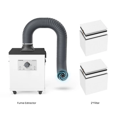 Mecpow P150 150W füstelszívó 3 lépcsős szűréssel + 2 db szűrő