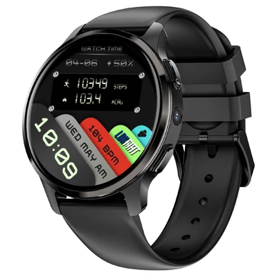 LOKMAT APPLLP 2 okosóra, 1,508" AMOLED kijelző, 4G SIM, Android 8.1, NFC, 24/7 egészségfigyelés, több sportmód