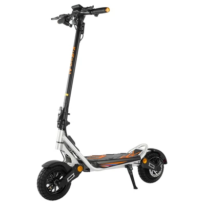 KuKirin A1 összecsukható elektromos roller, 800W motor, 48V 13Ah akkumulátor, 10” vákuumos gumi, 45 km/h, 45 km hatótáv, első-hátsó tárcsafék és rugózás